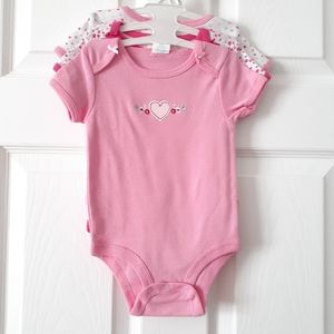 ADORABLE BabyGirl Heart, Floral, PolkaDot Onesies!